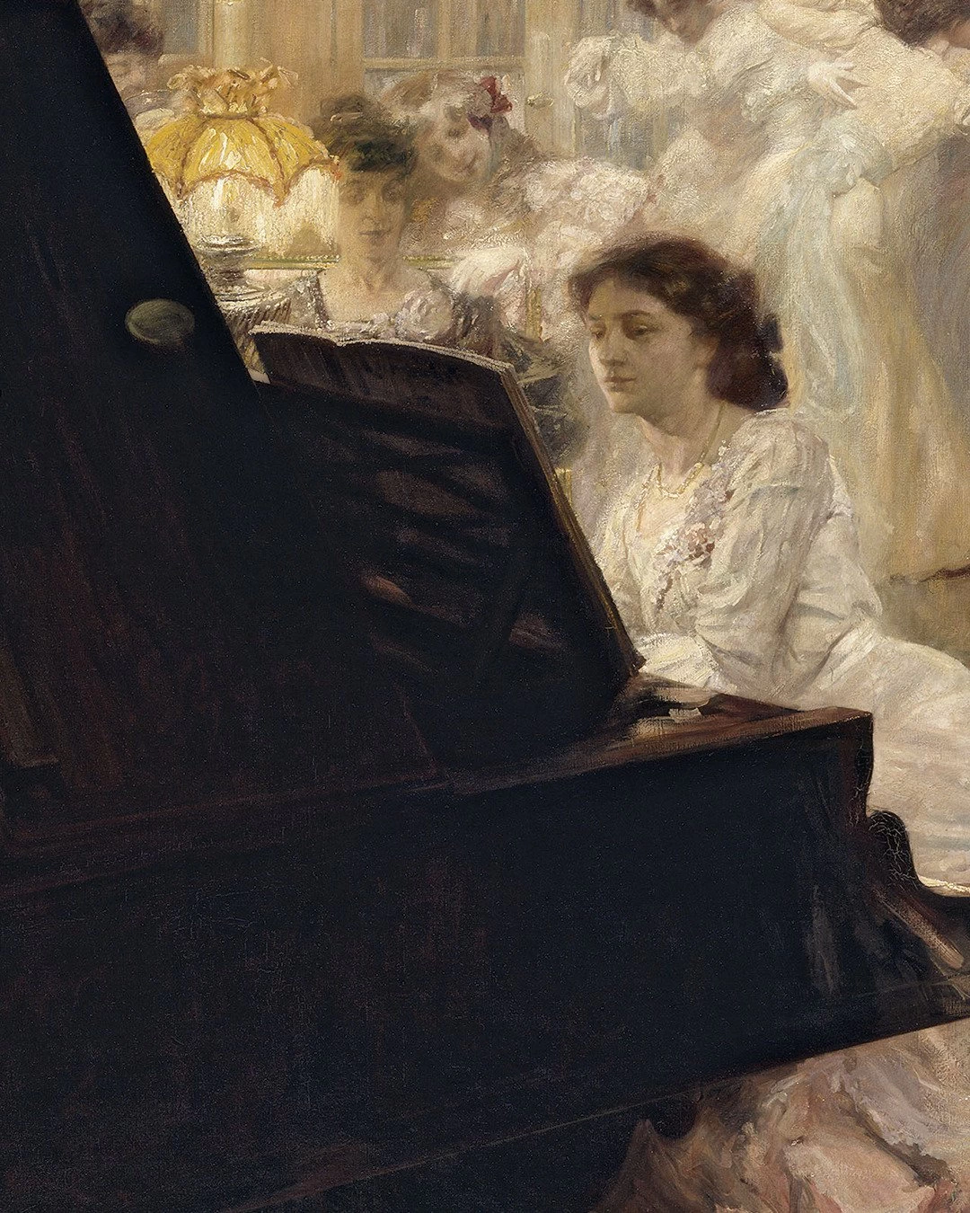 Ballo bianco. Belle époque, 1903 - Petit Palais, dettaglio 1